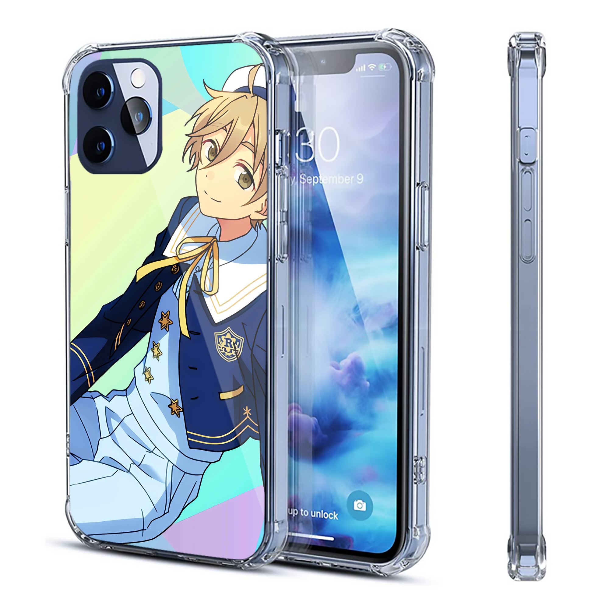 （画像用） あんさんぶるスターズ! Ensemble Stars 【iPhone 12シリーズ対応】透明スマホケース（クリアソフトケース）